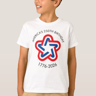 T-shirt L'anniversaire des 250 ans de l'Amérique 1776-2026