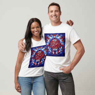 T-shirt L'anniversaire des 250 ans de l'Amérique 1776-2026