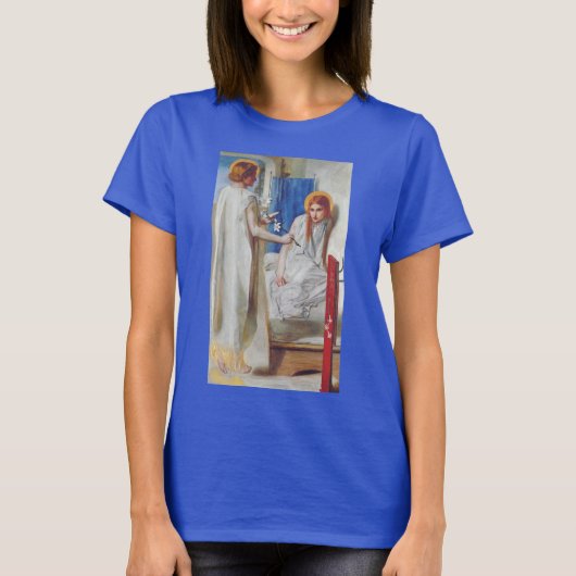 T-shirt L'Annonciation de Dante Gabriel Rossetti (Devant)
