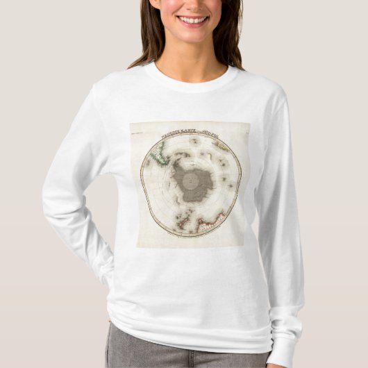 T-shirt L'Antarctique, hémisphère sud (Devant)