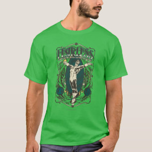 T-shirt Lanterne verte - affiche "courageuse"
