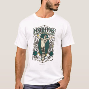 T-shirt Lanterne verte - affiche "courageuse"