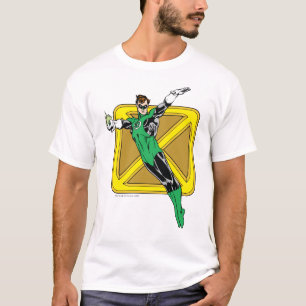 T-shirt Lanterne verte avec Arrière - plan