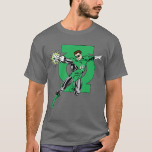 T-shirt Lanterne verte avec Arrière - plan de logo