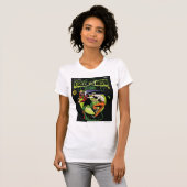 T-shirt Lanterne verte avec cape en combat (Devant entier)