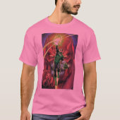 T-shirt Lanterne verte avec flux de lumière - Couleur (Devant)