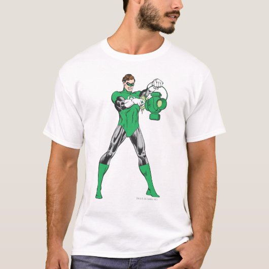 T-shirt Lanterne verte avec lanterne (Devant)
