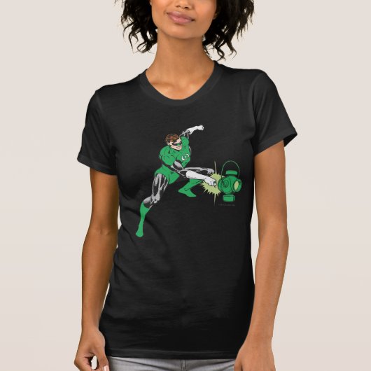 T-shirt Lanterne verte avec lanterne 2 (Devant)