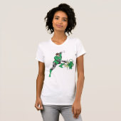 T-shirt Lanterne verte avec lanterne 2 (Devant entier)