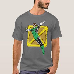 T-shirt Lanterne verte avec l'arrière - plan