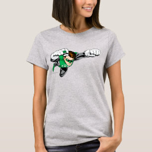 T-shirt Lanterne verte - bande dessinée, vol à droite