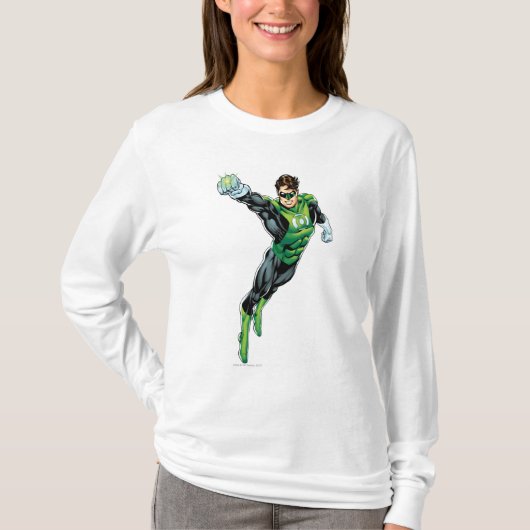 T-shirt Lanterne verte - Comédie, Bras dehors (Devant)