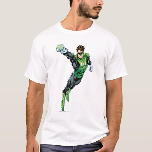 T-shirt Lanterne verte - Comédie, Bras dehors (Devant)