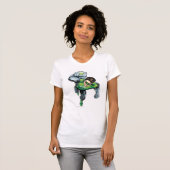 T-shirt Lanterne verte - Comédie, Lever du bras (Devant entier)