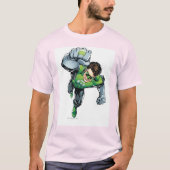 T-shirt Lanterne verte - Comédie, Lever du bras (Devant)
