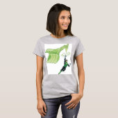 T-shirt Lanterne verte - Comic, avec machine (Devant entier)