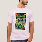 T-shirt Lanterne verte - Comic vert ombragé (Devant)