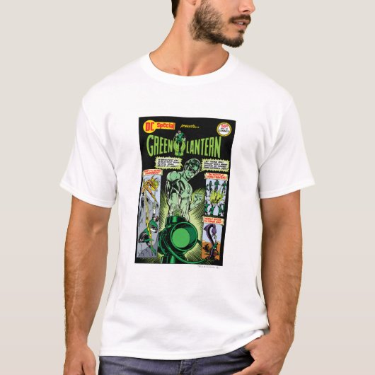 T-shirt Lanterne verte - Comic vert ombragé (Devant)