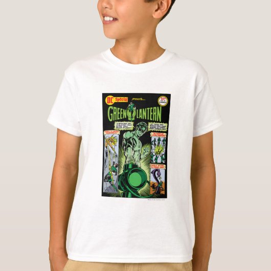 T-shirt Lanterne verte - Comic vert ombragé (Devant)