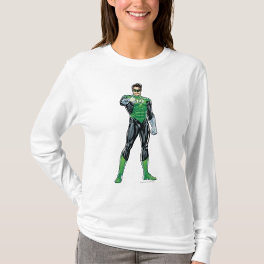 T-shirt Lanterne verte - Comique, debout (Devant)