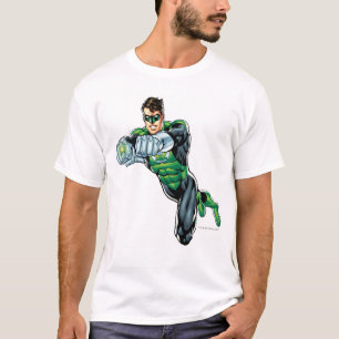 T-shirt Lanterne verte - comique, les deux bras en avant