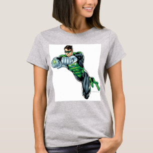 T-shirt Lanterne verte - comique, les deux bras en avant