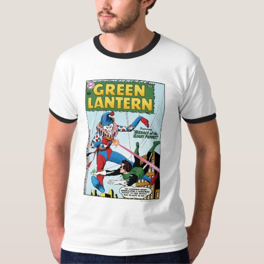 T-shirt Lanterne verte contre clown (Devant)