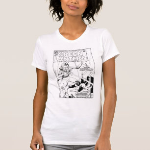 T-shirt Lanterne verte contre le clown, noir et blanc