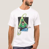 T-shirt Lanterne verte dans l'espace (Devant)