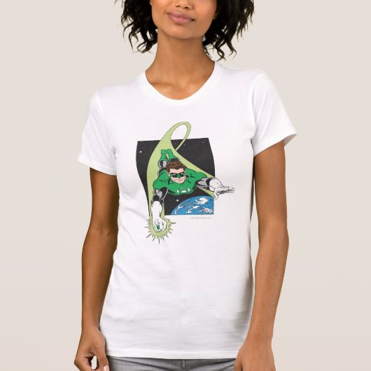 T-shirt Lanterne verte dans l'espace (Devant)