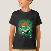 T-shirt Lanterne verte de Chibi qui traverse l'espace (Devant)