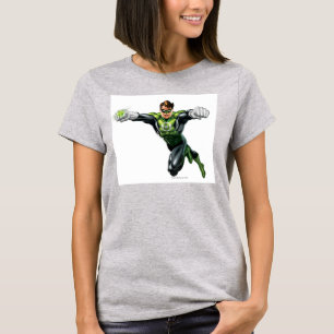 T-shirt Lanterne Verte - Entièrement Rendu, Regard Sur L'A