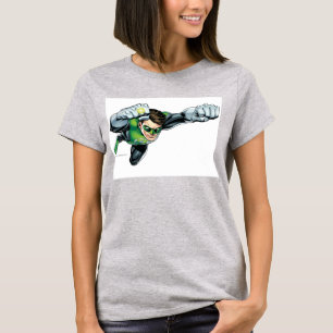 T-shirt Lanterne Verte - Entièrement Rendu, Volant À Droit