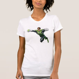 T-shirt Lanterne verte - entièrement rendue, regardant en