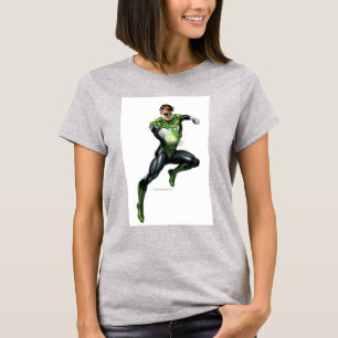 T-shirt Lanterne verte - entièrement rendue, sautant
