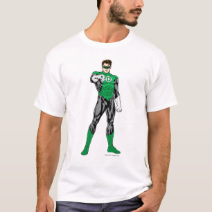 T-shirt Lanterne verte - entièrement rendue, se tenant