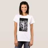 T-shirt Lanterne verte entourée (Devant entier)