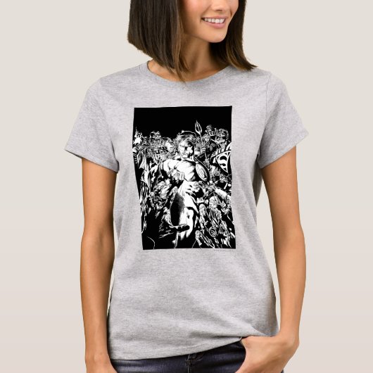 T-shirt Lanterne verte entourée (Devant)