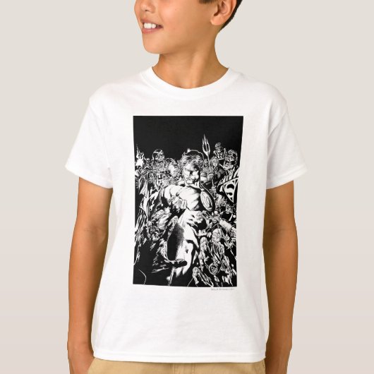 T-shirt Lanterne verte entourée (Devant)
