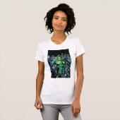 T-shirt Lanterne verte entourée - Couleur (Devant entier)