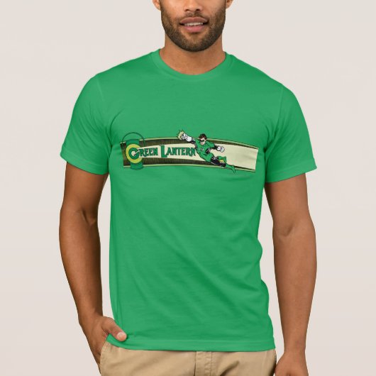 T-shirt Lanterne verte et logo (Devant)