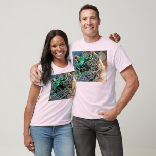 T-shirt Lanterne verte et lune