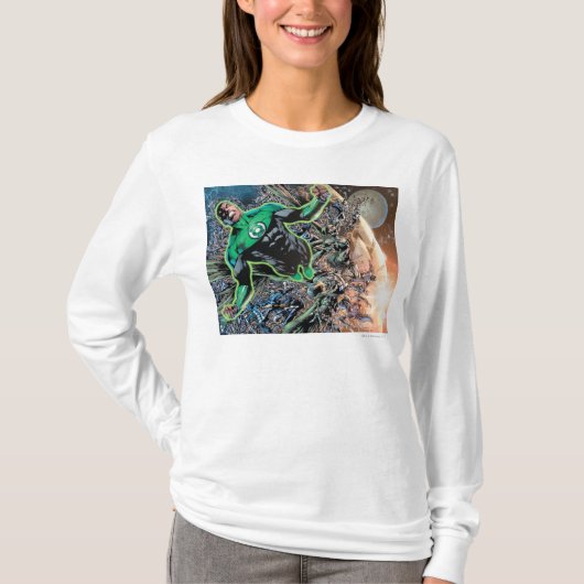 T-shirt Lanterne verte et lune (Devant)