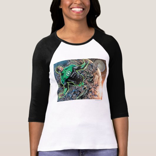 T-shirt Lanterne verte et lune (Devant)