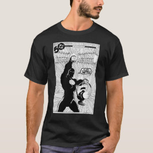 T-shirt Lanterne verte - Lanterne brillante, noire et blan