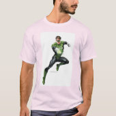 T-shirt Lanterne Verte - Pleine Rendu, Saut (Devant)
