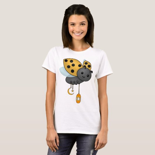 T-shirt Lanternes Ramadan Ladybug (Devant entier)