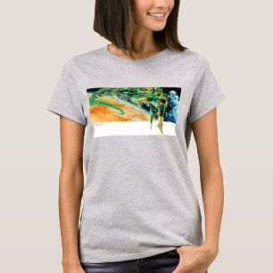 T-shirt Lanternes vertes volant dans l'espace