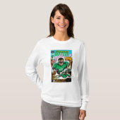 T-shirt Lanternes vertes volantes (Devant entier)