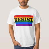 T-shirt L'Anti-Atout LGBTQ résistent (Devant)